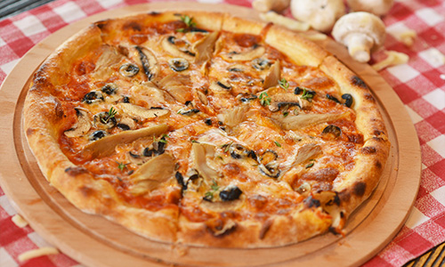 Mantarlı Pizza